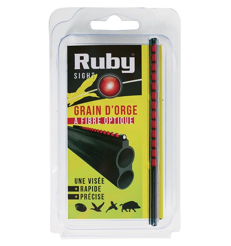 Ruby - Grain d’orge à fibre optique pour tir sportif