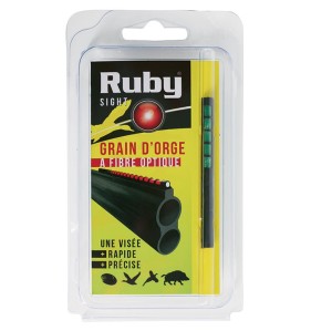Ruby - Grain d’orge à fibre optique pour la chasse